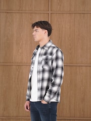 CAPO Black Flannel Overshirt - Image 2 of 5