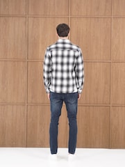 CAPO Black Flannel Overshirt - Image 4 of 5