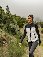 Tog 24 Black/White Sarel Fleece Gilet - Image 1 of 8