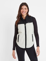 Tog 24 Black/White Sarel Fleece Gilet - Image 2 of 8