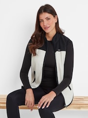 Tog 24 Black/White Sarel Fleece Gilet - Image 5 of 8