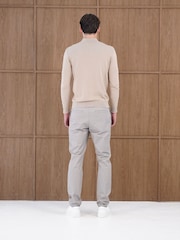 CAPO Egyptian Cotton 1/4 Zip Sweat Top - Attēls 2 no 5
