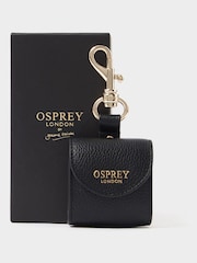 Osprey London Black The Leather Air Pod Case Keyring & Gift Box - Image 1 of 5