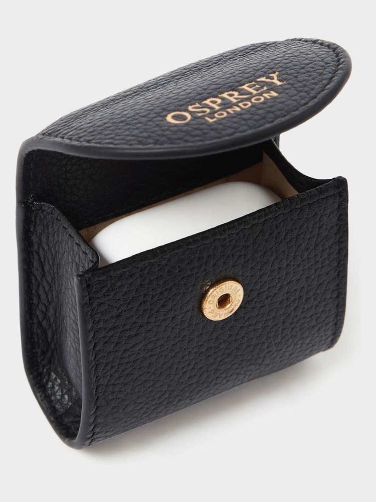 Osprey London Black The Leather Air Pod Case Keyring & Gift Box - Image 5 of 5 Osprey London Black The Leather Air Pod Case Keyring & Gift Box - Image 5 of 5