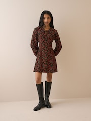 Nobodys Child Black Hannah Cord Mini Dress - Image 1 of 5