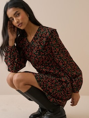 Nobodys Child Black Hannah Cord Mini Dress - Image 4 of 5