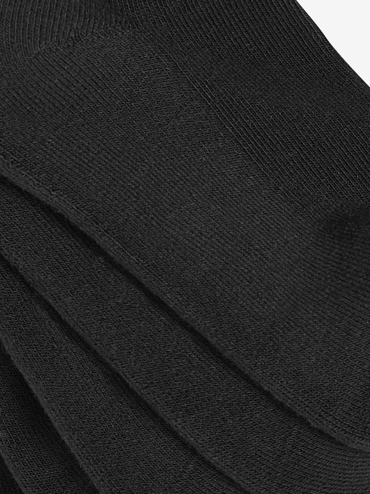 Black 5 Pack Cotton Rich Cushioned Sole Ankle Socks - Image 3 of 3