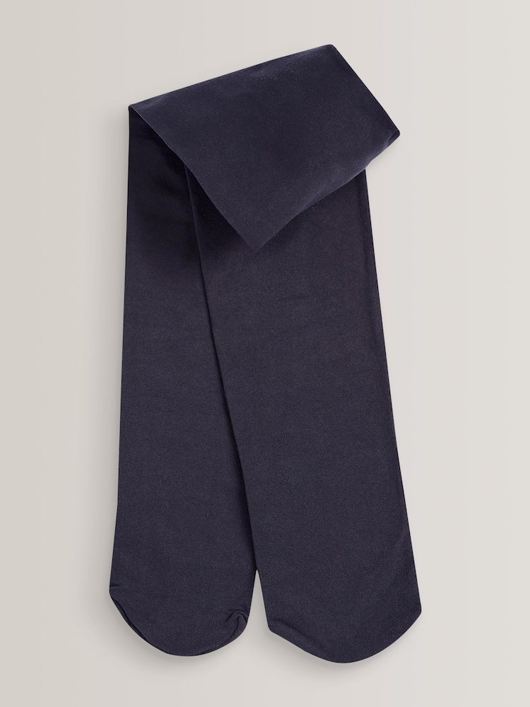 Marineblau/blau - Strumpfhosen für die Schule, 2er-Pack, 80 Denier - Bild 2 von 2 Marineblau/blau - Strumpfhosen für die Schule, 2er-Pack, 80 Denier - Bild 2 von 2