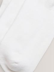 White 5 Pack Cotton Rich Cushioned Sole Ankle Socks - Image 3 of 3