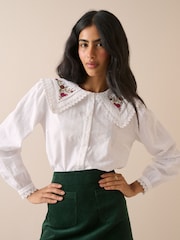 Nobodys Child White Allegra Blouse - Image 1 of 5