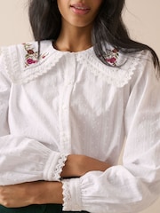Nobodys Child White Allegra Blouse - Image 3 of 5