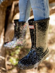 Hunter Little Kids Original First Classic Glitter Wellies - Image 1 of 7