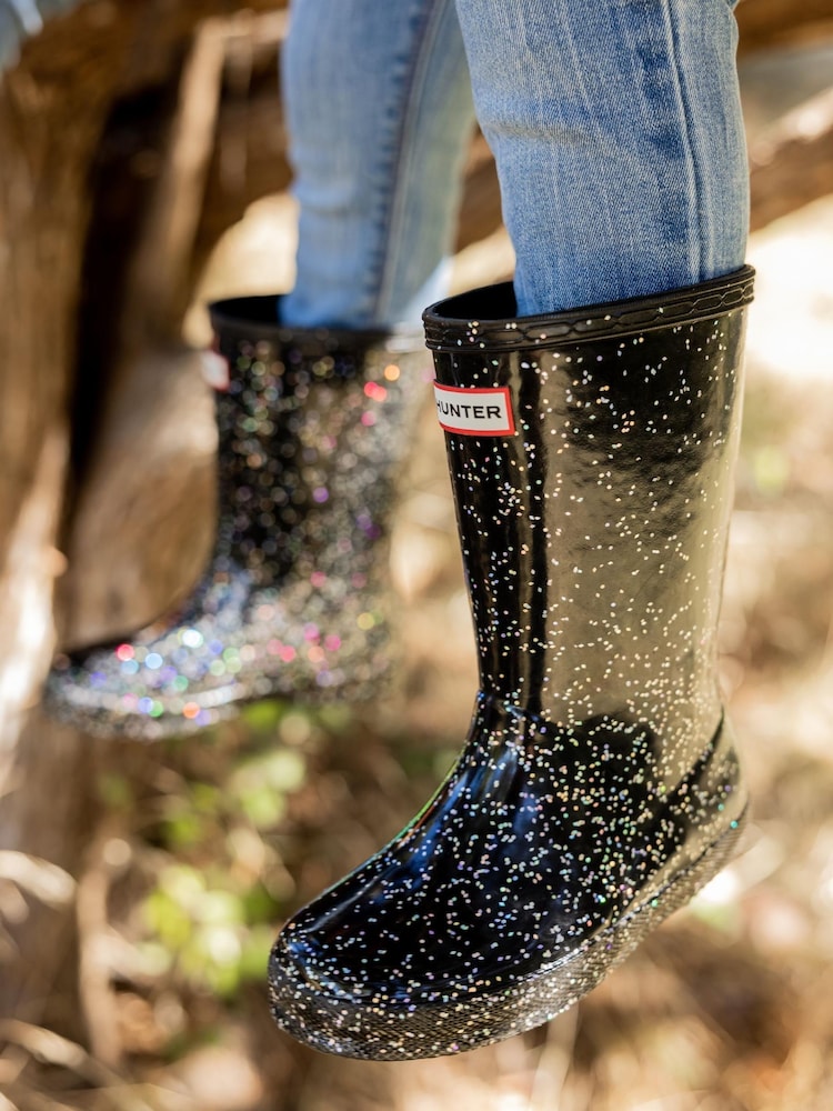 Hunter Little Kids Original First Classic Glitter Wellies - Image 1 of 7