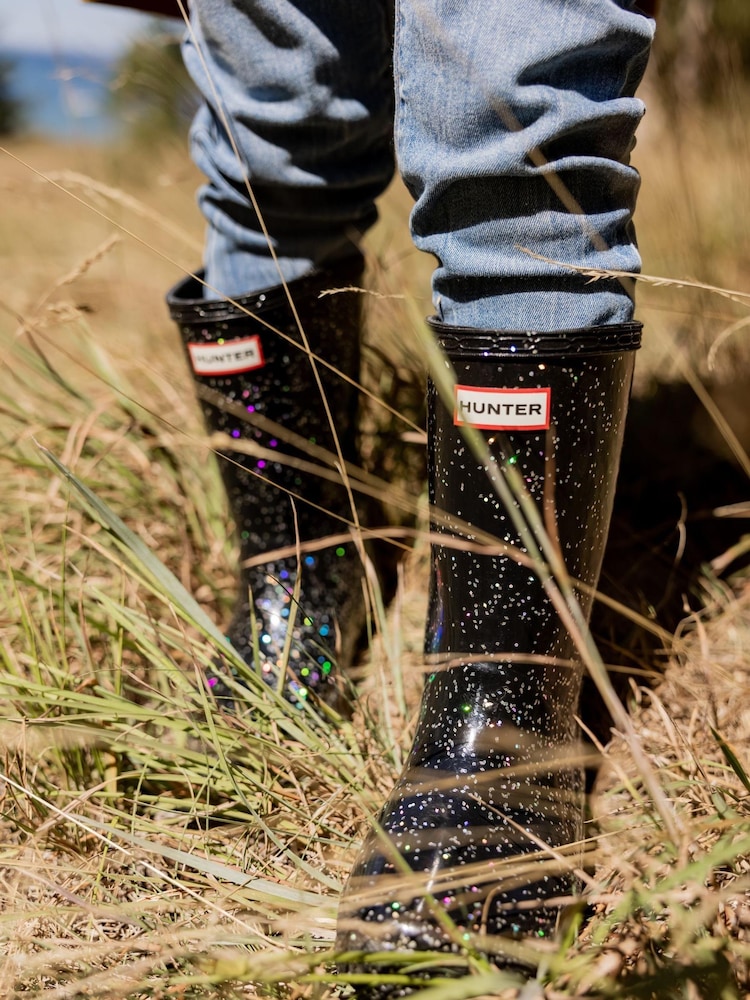 Hunter Little Kids Original First Classic Glitter Wellies - Image 2 of 7