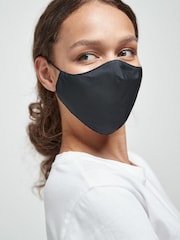 Plain Black Face Covering - Image 1 of 2