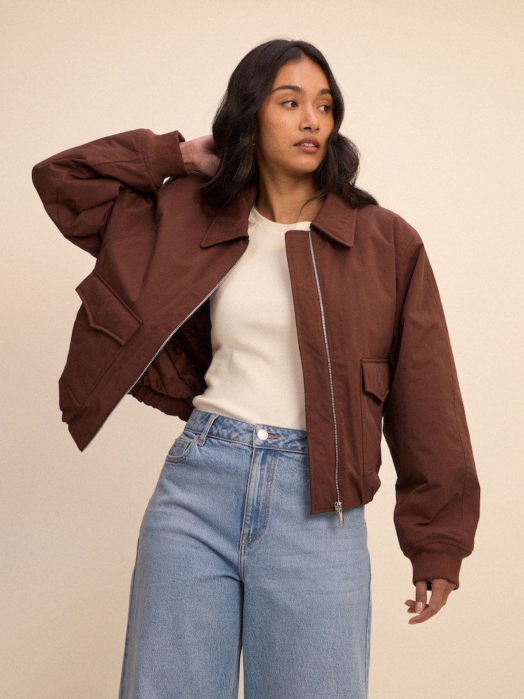 Nobodys Child Collared Bomber Jacket - תמונה 1 מתוך 5 Nobodys Child Collared Bomber Jacket - תמונה 1 מתוך 5