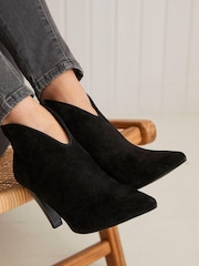 Mint Velvet Black Suede Finny Ankle Boots - Image 3 of 4