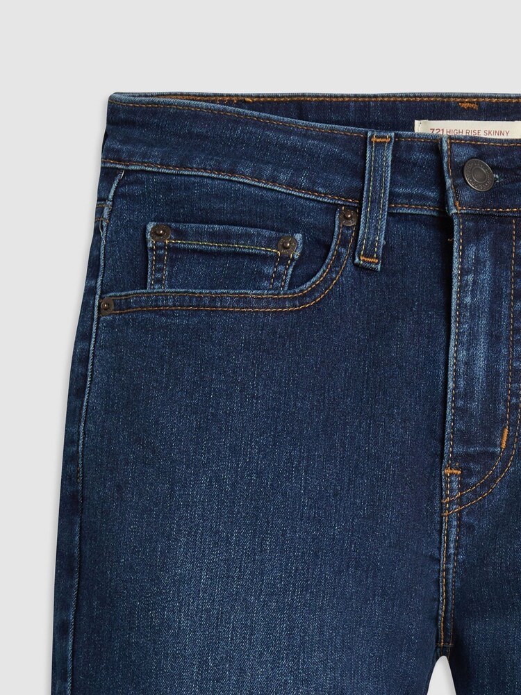 Levi's® Midnight Blue 721 High-Rise Skinny Jeans - Image 7 of 7 Levi's® Midnight Blue 721 High-Rise Skinny Jeans - Image 7 of 7