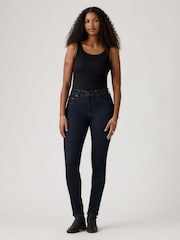 Levi's® Navy Blue 721 High-Rise Skinny Jeans - Image 4 of 4