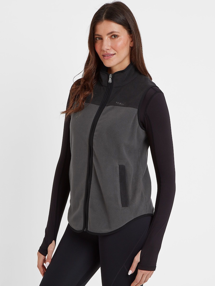 Tog 24 Black Sarel Fleece Gilet - Image 1 of 7