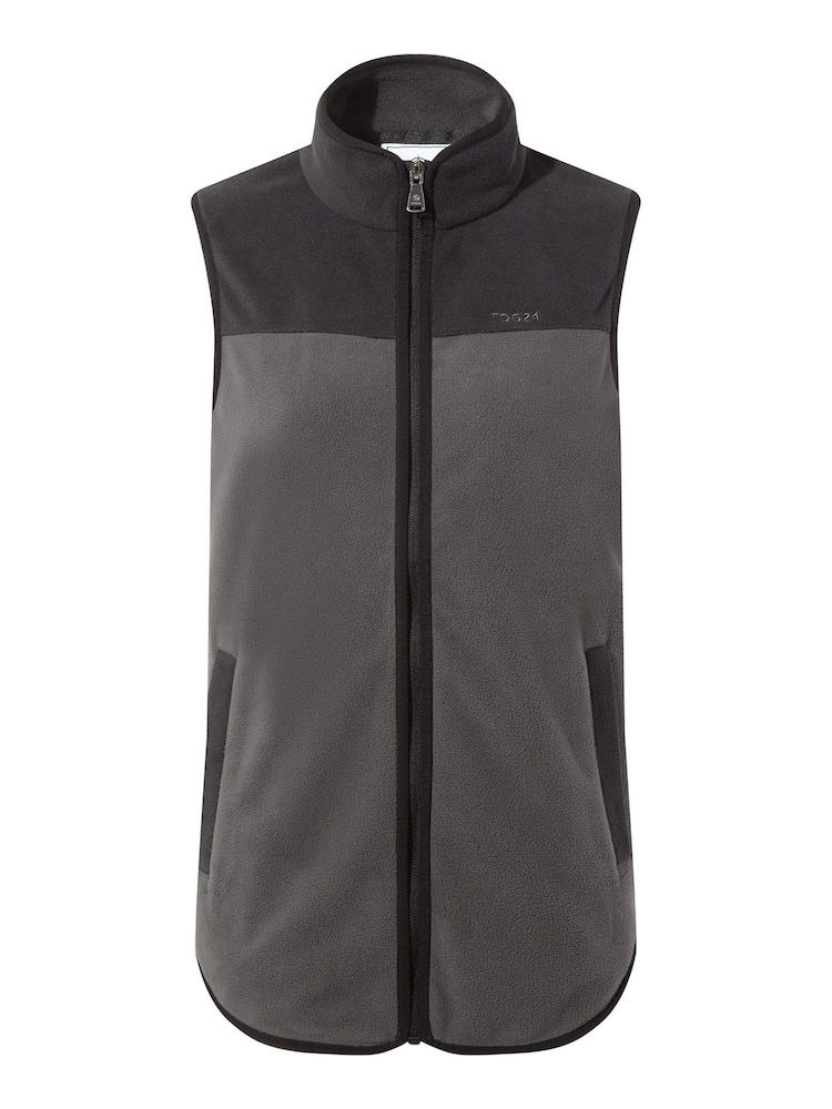Tog 24 Black Sarel Fleece Gilet - Image 7 of 7