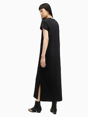AllSaints Black Anna Maxi Dress - Image 2 of 7