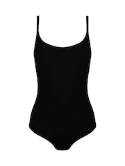 Черный - Мягкое эластичное боди Chantelle - Изображение 3 из 3