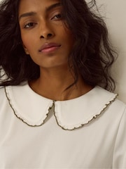 Monsoon Caris Collar Jersey Top - Bild 3 von 4