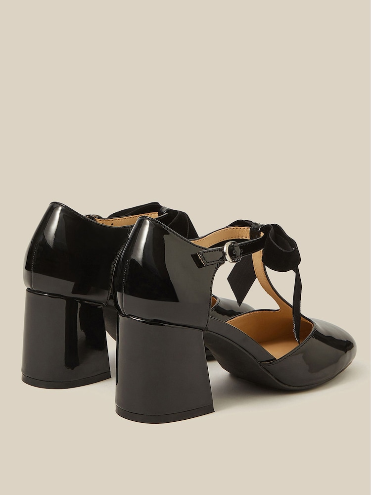 Monsoon Black Ashley Patent Mary Jane Heels - Image 5 of 5 Monsoon Black Ashley Patent Mary Jane Heels - Image 5 of 5