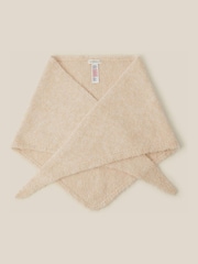 Табиғи - Monsoon Taya Knitted Triangle Scarf - 2суретінің 1 суреті