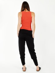 HotSquash Black Roll Top Harem Trousers - Image 3 of 3
