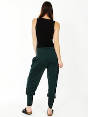 HotSquash Green Roll Top Harem Trousers - Image 3 of 4