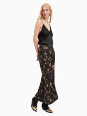 AllSaints Black Luisa Tanana Skirt - Image 4 of 7