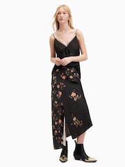 AllSaints Black Luisa Tanana Skirt - Image 5 of 7