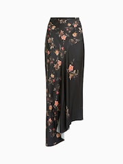 AllSaints Black Luisa Tanana Skirt - Image 7 of 7