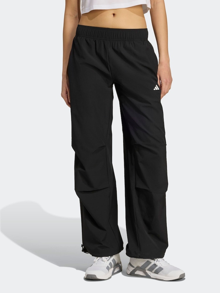 adidas Black Workout Essentials Woven Training Joggers - Image 1 of 6 adidas Black Workout Essentials Woven Training Joggers - Image 1 of 6