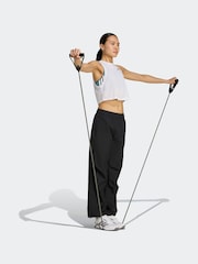 adidas Black Workout Essentials Woven Training Joggers - Image 3 of 6