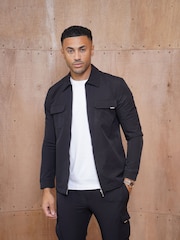 CAPO Black Utility Overshirt - Image 1 of 6
