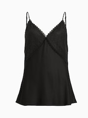 AllSaints Black Immy Cami Top - Image 8 of 8