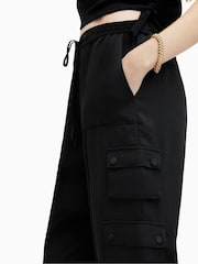 AllSaints Black Venus Joggers - Image 6 of 7