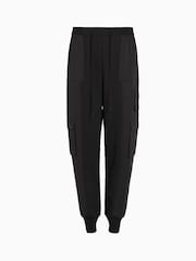 AllSaints Black Venus Joggers - Image 7 of 7