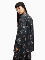 AllSaints Black Louisa Tanana Shirt - Image 2 of 7