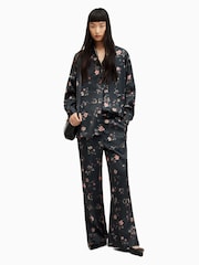 AllSaints Black Louisa Tanana Shirt - Image 3 of 7