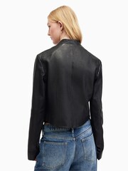 AllSaints Black Sadler Jacket - Image 2 of 7