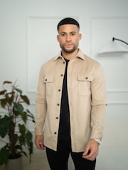 CAPO Nude Corduroy Overshirt - Image 1 of 5