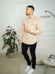 CAPO Nude Corduroy Overshirt - Image 3 of 5