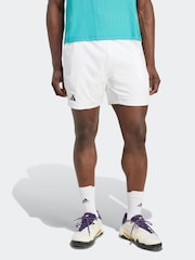 adidas White Tennis Climacool Ergo Shorts - Image 1 of 8