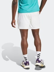 adidas White Tennis Climacool Ergo Shorts - Image 2 of 8
