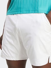 adidas White Tennis Climacool Ergo Shorts - Image 4 of 8