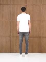 Vaqueros de Denim lavados de Corte slim CAPO - Imagen 2 de 4